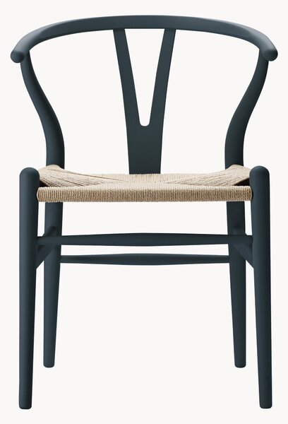 Drevená stolička's tkaným sedadlom CH24 Wishbone Chair