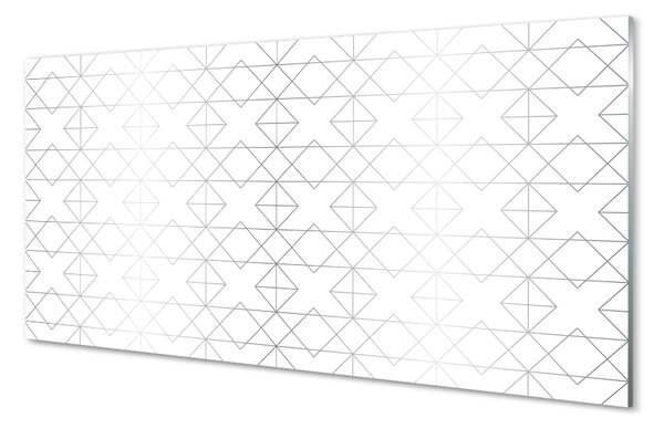 Obraz na skle obrysy polygónov 100x50 cm 2 Prívesky