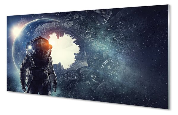 Sklenený obraz mechanizmy forma 100x50 cm 2 Prívesky