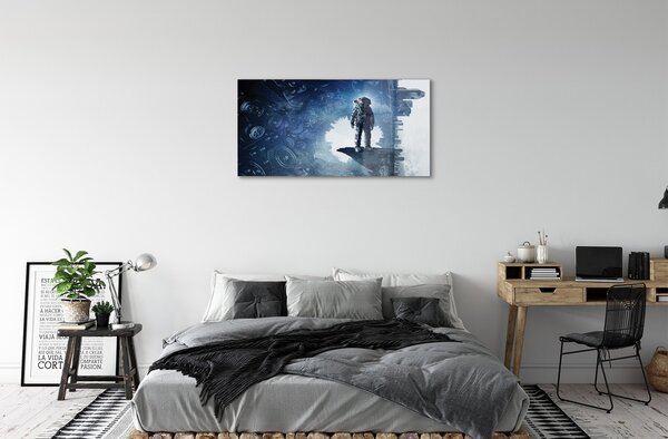 Sklenený obraz Mesto mechanizmy forma 100x50 cm 2 Prívesky