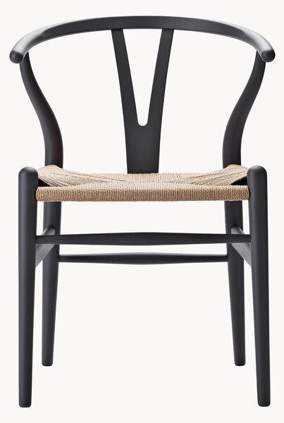 Drevená stolička's tkaným sedadlom CH24 Wishbone Chair