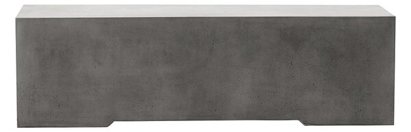 MUZZA Lavica mece 130 x 38 cm sivá