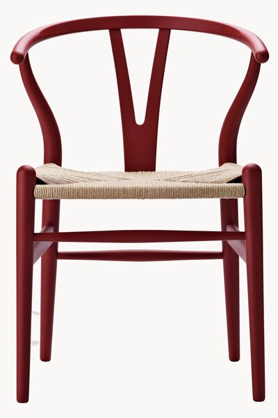 Drevená stolička's tkaným sedadlom CH24 Wishbone Chair