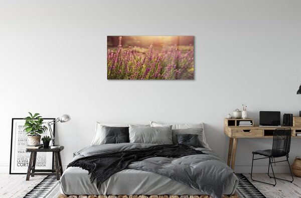 Sklenený obraz heather pole 100x50 cm 2 Prívesky