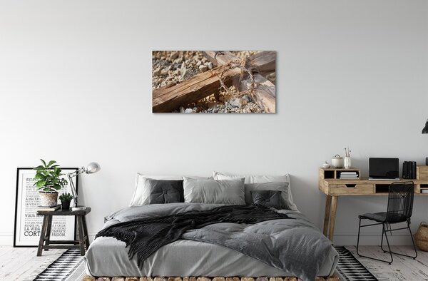 Sklenený obraz Krížové kamene tŕne 100x50 cm 2 Prívesky