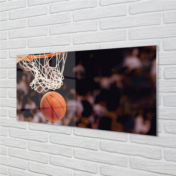 Obraz na skle basketbal 100x50 cm 2 Prívesky