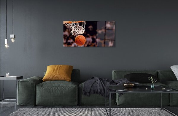 Obraz na skle basketbal 100x50 cm 2 Prívesky