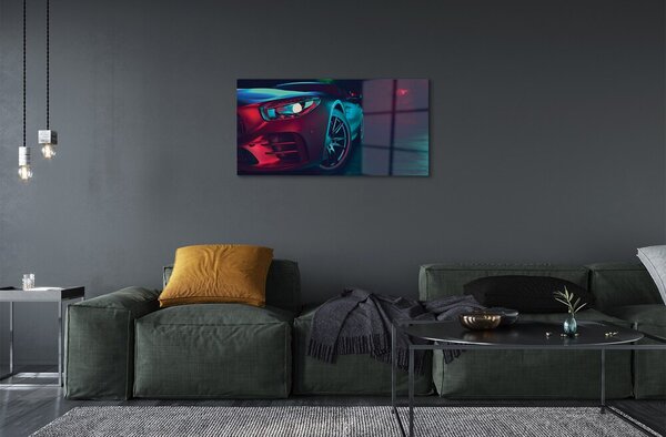 Obraz na skle Automatické rozsvietenie svetiel 100x50 cm 2 Prívesky