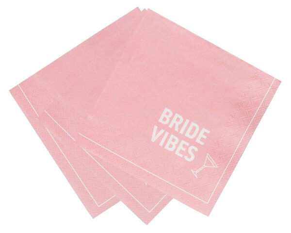 Papierové obrúsky Bride Vibes – 20 ks