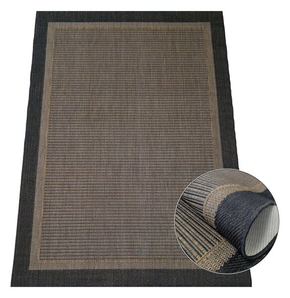 BE Koberec Eqos 0001 BROWN – hnedý obdĺžnikový Rozmer: 40x60 cm
