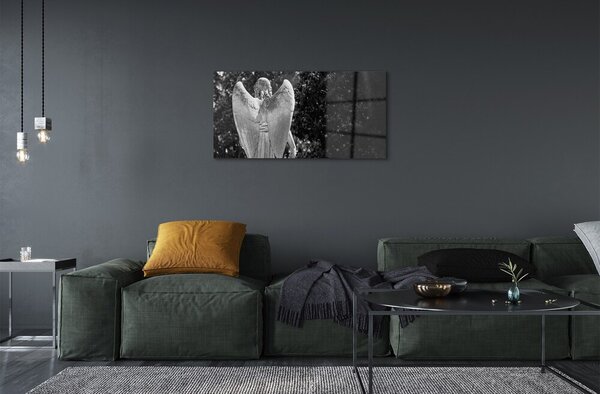 Sklenený obraz Anjel krídla strom 100x50 cm 2 Prívesky