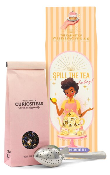 Ochutený čierný čaj Lemon Pie Meringue Tea 70 g + sitko