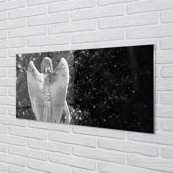 Sklenený obraz Anjel krídla strom 100x50 cm 2 Prívesky