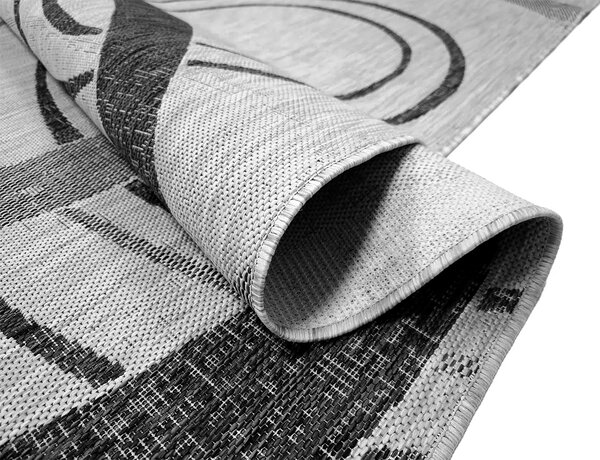 BE Koberec Eqos 0003 GREY – sivý obdĺžnikový Rozmer: 40x60 cm