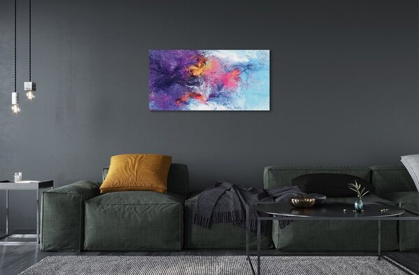 Obraz na skle image Mazy farba 100x50 cm 2 Prívesky