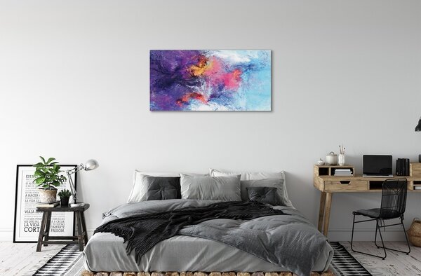 Obraz na skle image Mazy farba 100x50 cm 2 Prívesky