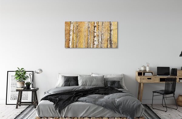 Sklenený obraz jesenné stromy 100x50 cm 2 Prívesky