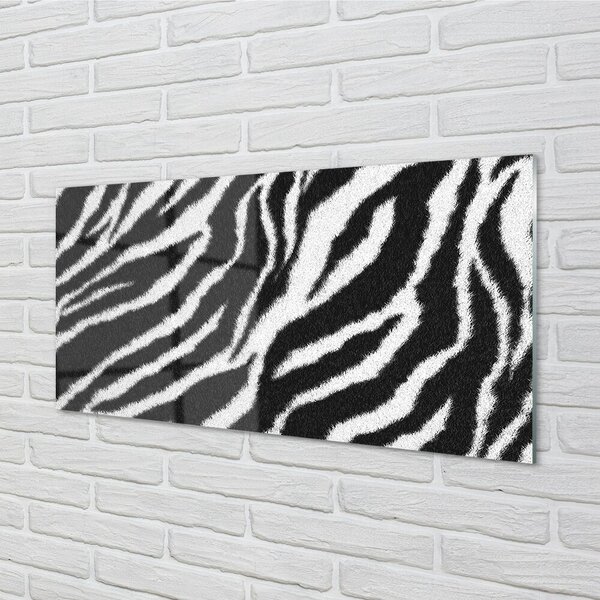 Sklenený obraz zebra fur 100x50 cm 2 Prívesky