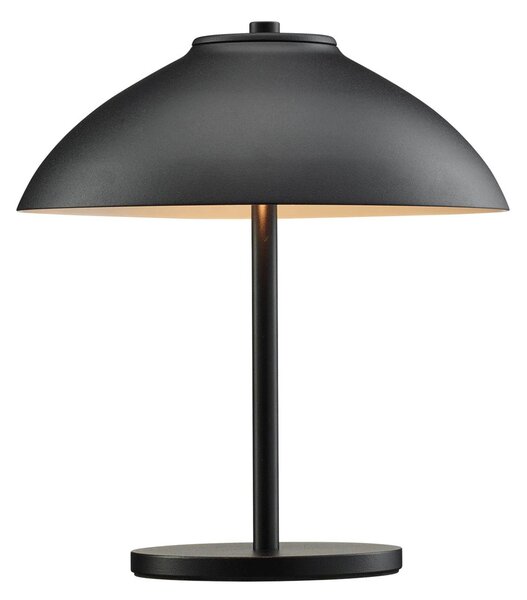 Stolná lampa Vali, výška 25,8 cm, čierna