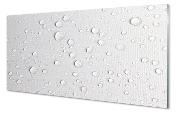 Obraz na skle Vodné kvapky makro 100x50 cm 2 Prívesky