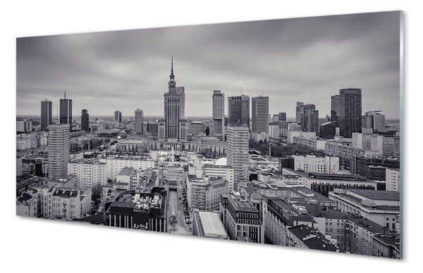 Sklenený obraz Varšava mrakodrapy panorámu 100x50 cm 2 Prívesky