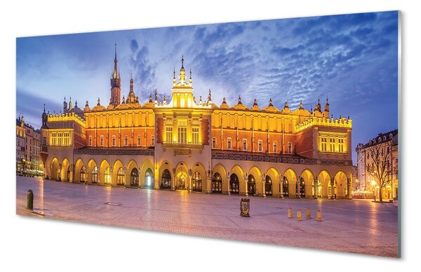 Sklenený obraz Krakov Cloth sunset 100x50 cm 2 Prívesky