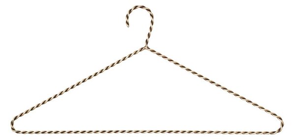 Ramienko na šaty Estelle Antique Brass
