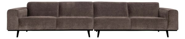 MUZZA Štvormiestna pohovka statement xl 372 cm menčester taupe