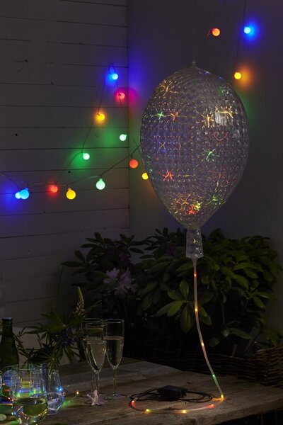 Svetelná reťaz Multicoloured – 40 LED žiaroviek
