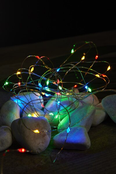 Svetelná reťaz Multicoloured – 40 LED žiaroviek