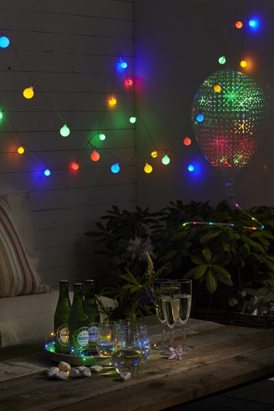 Svetelná reťaz Multicoloured – 40 LED žiaroviek