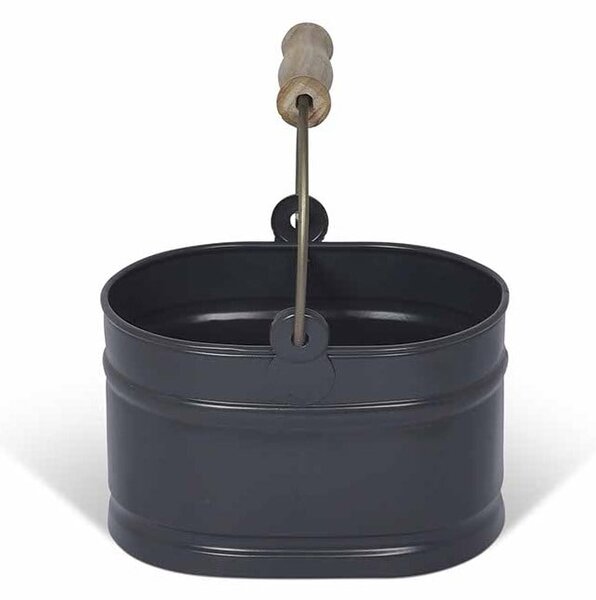 Plechové vedro Wash Up Tidy Carbon Small