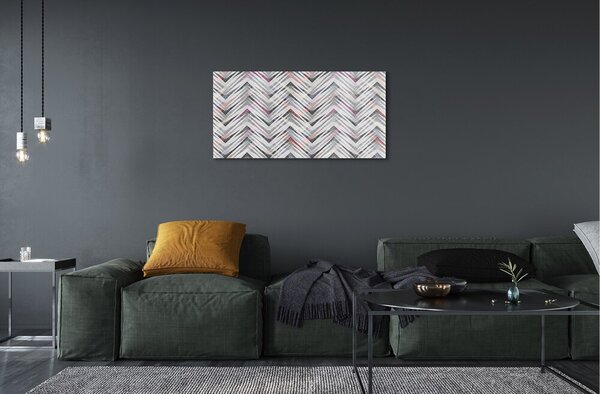 Obraz na skle pestré rybia kosť 100x50 cm 4 Prívesky