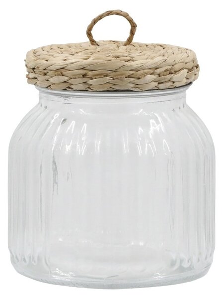 Sklenená nádoba Wicker Lid 650 ml