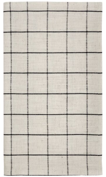 Bavlnený behúň Join Black/Off-white 140 × 40 cm
