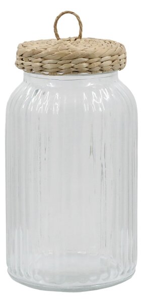 Sklenená dóza Wicker Lid 1,2 l