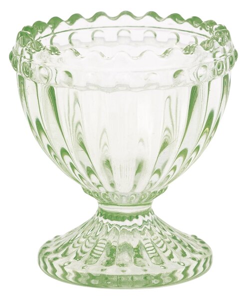 Sklenený stojanček na vajíčko Alice Pale Green