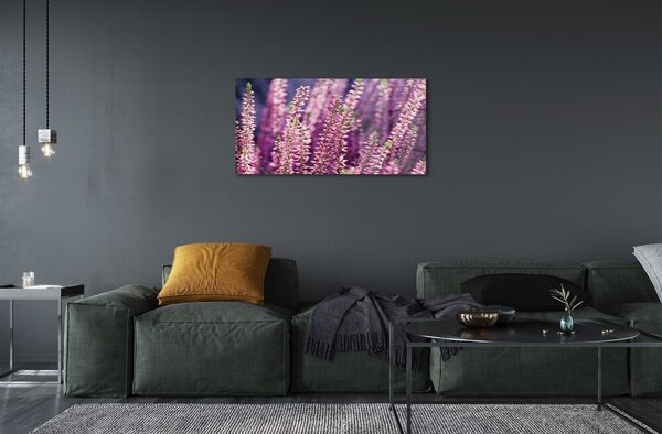 Sklenený obraz kvety 100x50 cm 2 Prívesky