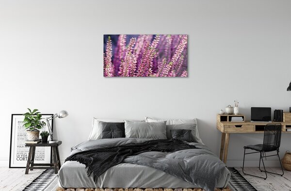 Sklenený obraz kvety 100x50 cm 2 Prívesky