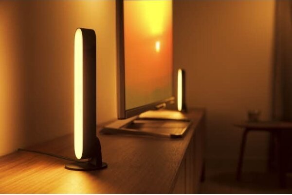 Philips -Rozširovacia LED RGB Stmievateľná stolná lampa Hue PLAY LED/6W/230V čierna