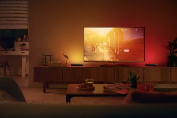 Philips -Rozširovacia LED RGB Stmievateľná stolná lampa Hue PLAY LED/6W/230V čierna