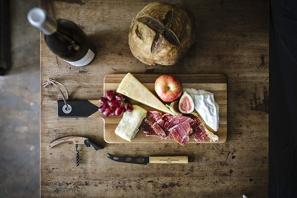 Sada doštičky, vývrtky a noža Cheese & Wine