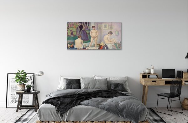 Obraz na skle Umenie maľované modely 100x50 cm 2 Prívesky