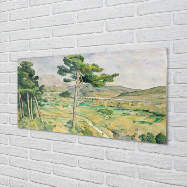 Obraz na skle Art pohľad na lúku 100x50 cm 2 Prívesky