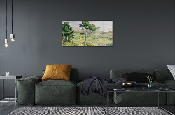 Obraz na skle Art pohľad na lúku 100x50 cm 2 Prívesky