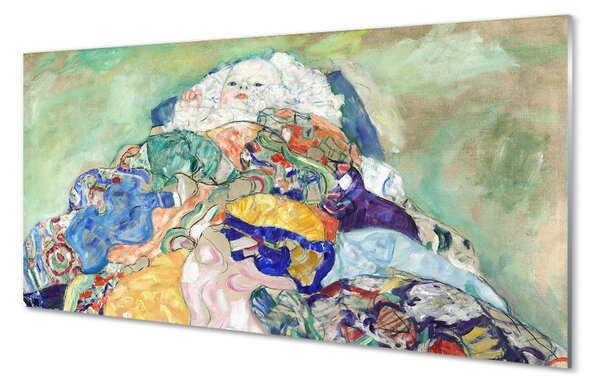 Obraz na skle Abstraktné umenie dieťa 100x50 cm 2 Prívesky