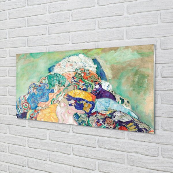 Obraz na skle Abstraktné umenie dieťa 100x50 cm 2 Prívesky