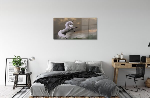 Sklenený obraz Unicorn top 100x50 cm 2 Prívesky