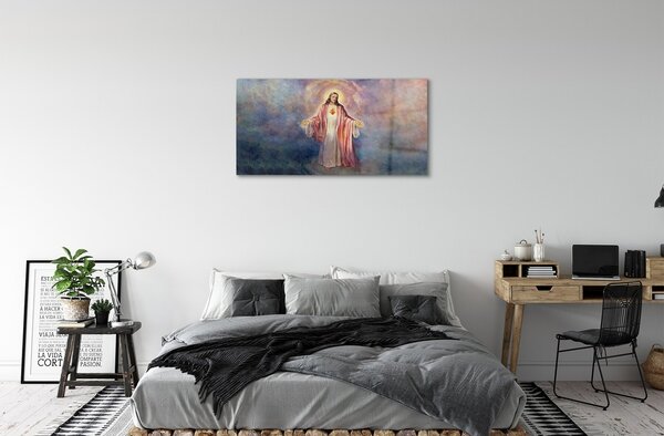 Sklenený obraz Ježiš 100x50 cm 2 Prívesky