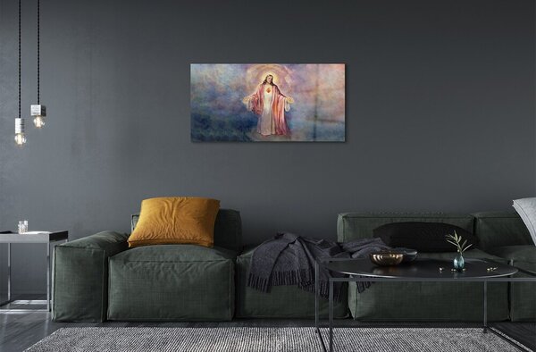 Sklenený obraz Ježiš 100x50 cm 2 Prívesky